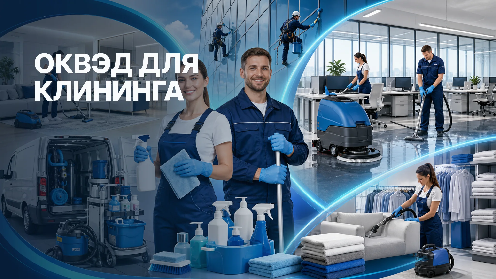 ОКВЭД для клининга: квартиры, офисы, фасады и химчистка